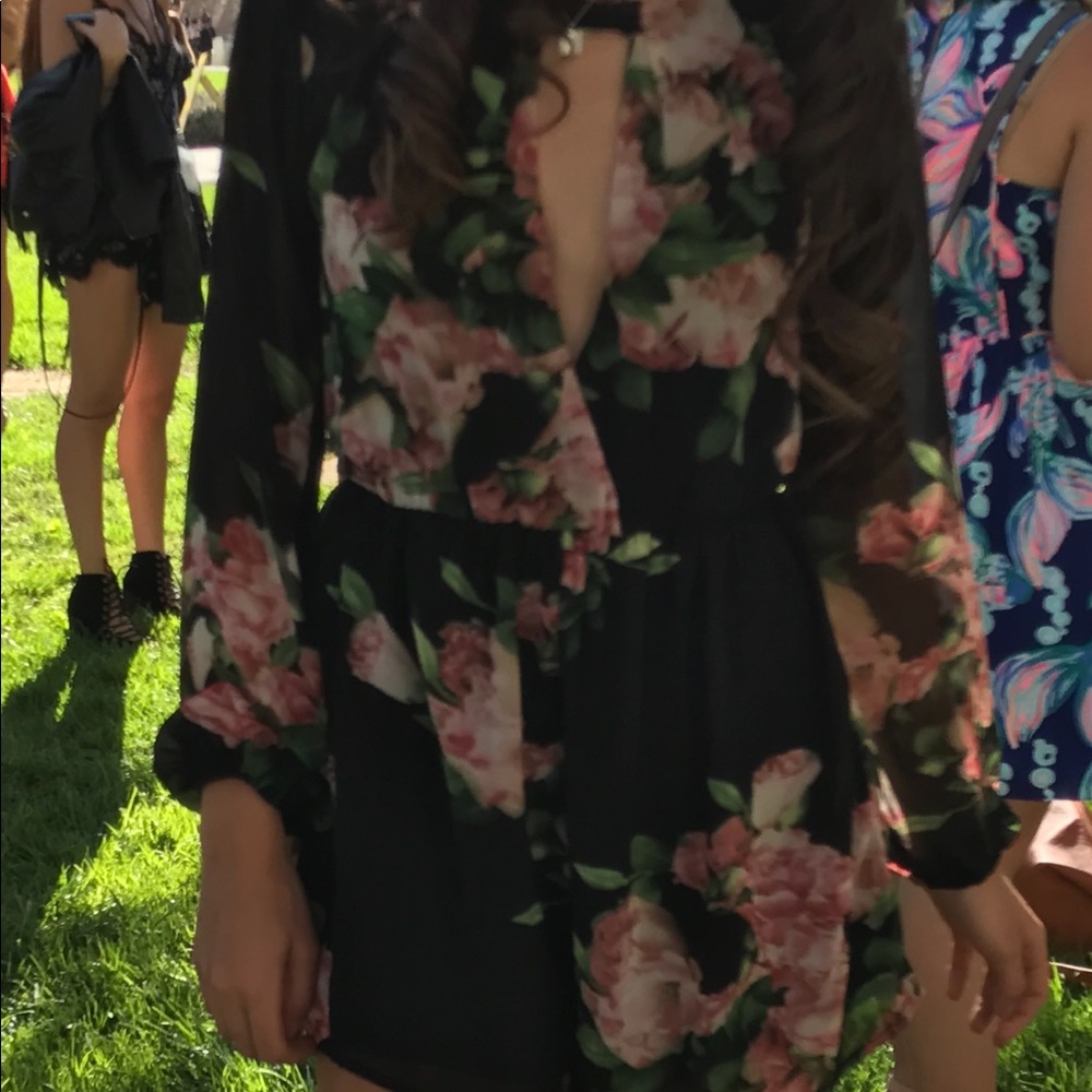 REVERSE floral romper